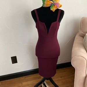Sexy Plum Dress